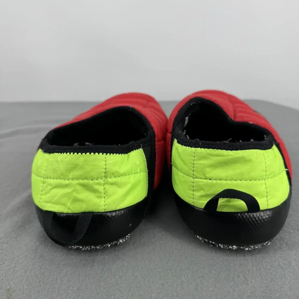 The North Face Thermoball Traction Mule V Mens 10 Red Neon Green NF0A3UZN